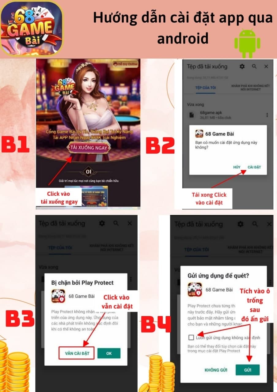 cach tai app androi game bai doi thuong 2 min